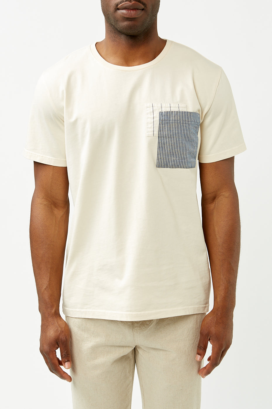 Outland Chambray Pocket Patch T-shirt