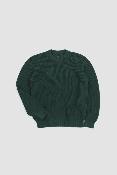 Signature Crew Neck Cotton Green