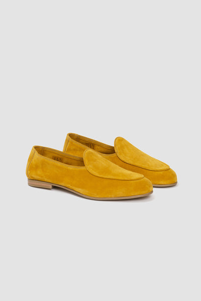 Jacques Slippers Suede Calf Saffran