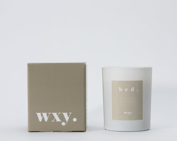 WXY Candle - Bed - Warm Musk And Black Vanilla