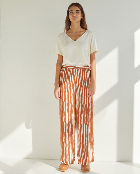 Amber Striped Trouser