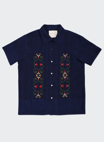 Chintan Shirt - Indigo Emb08