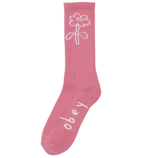 Spring Flower Socks - Vintage Pink