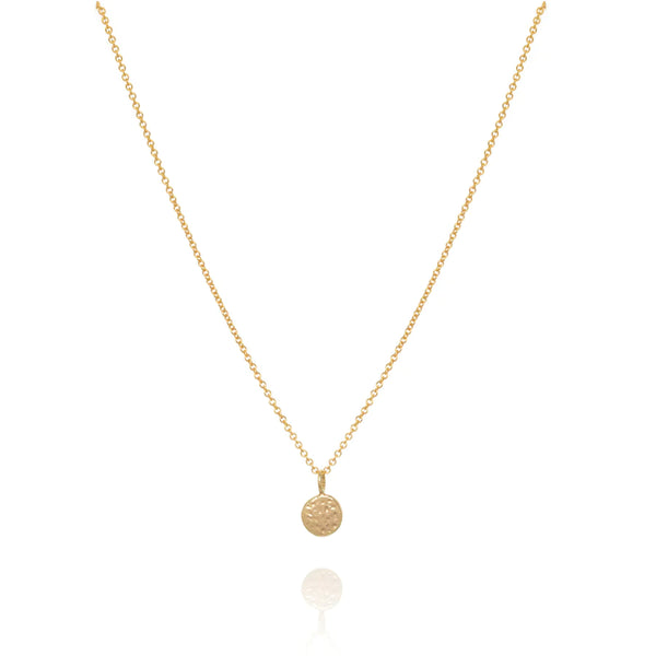 Coin Pendant Necklace - Gold