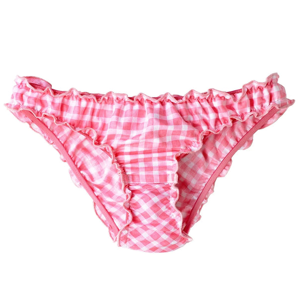 Simone Pants - Pink Gingham