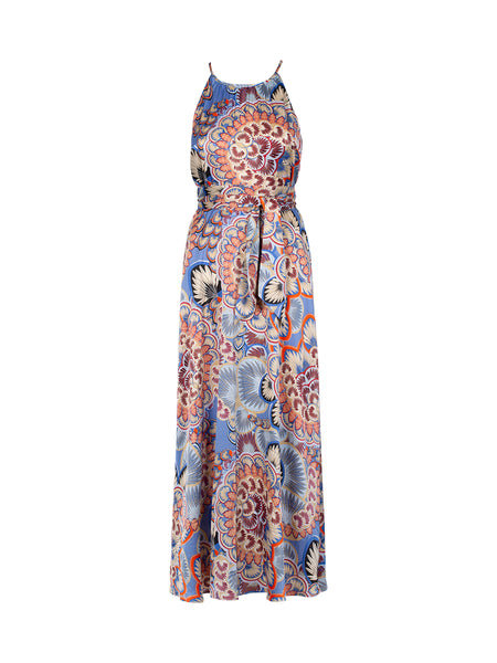 Anonyme Jackie Demi Long Dress In Peacock