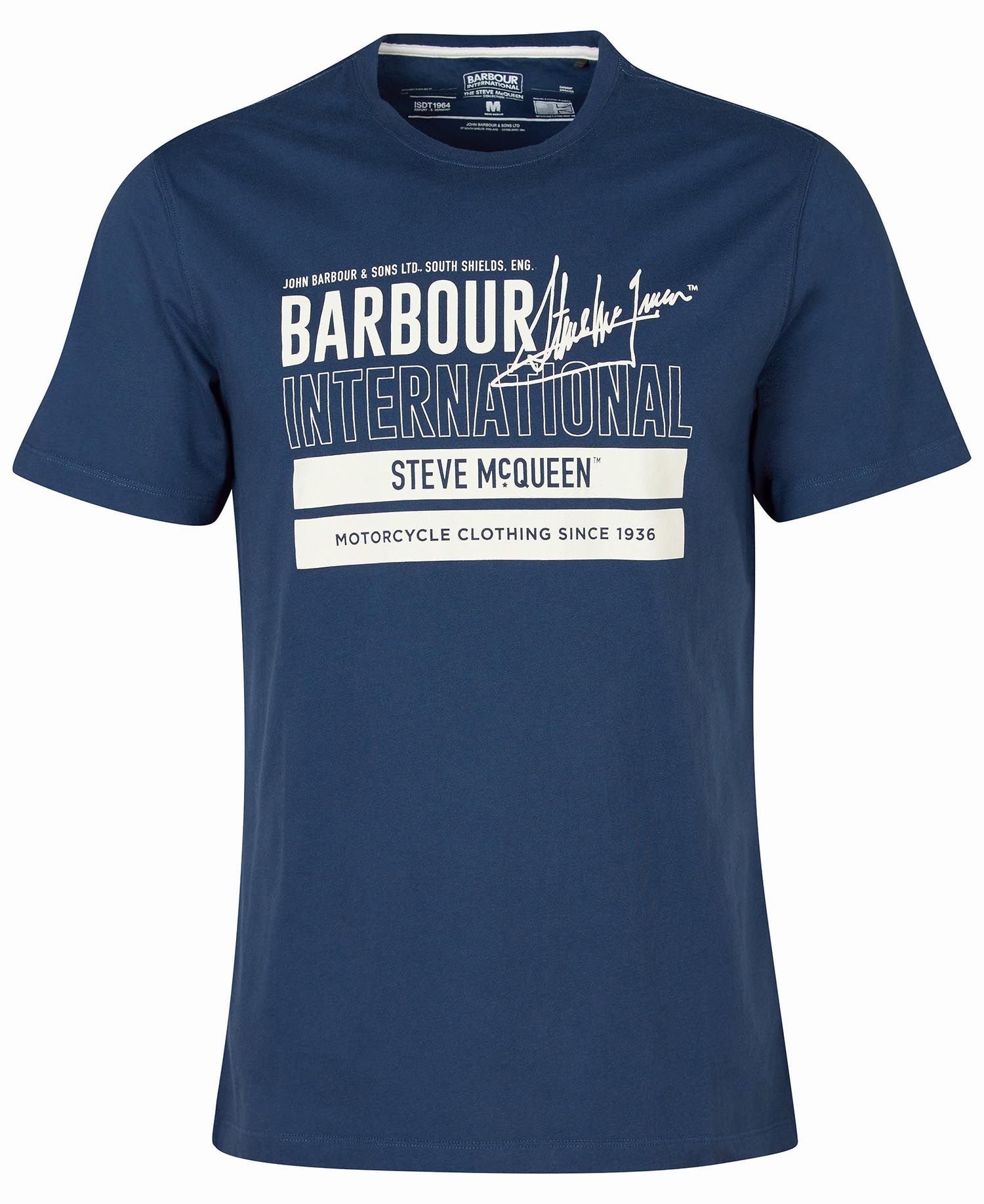 Barbour Barbour International Barry Graphic T-shirt Insignia Blue