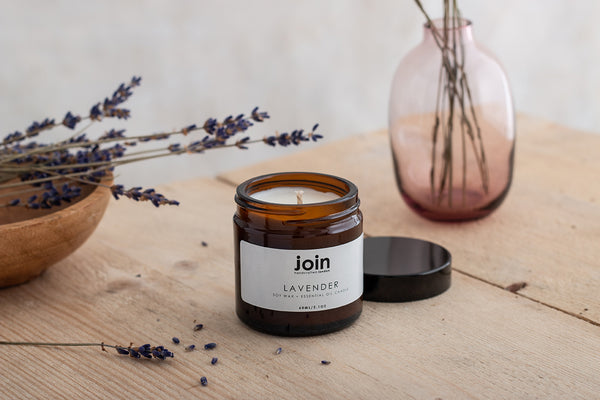 join 60ml Lavender Luxury Scented Soy Wax Essential Oil Candle