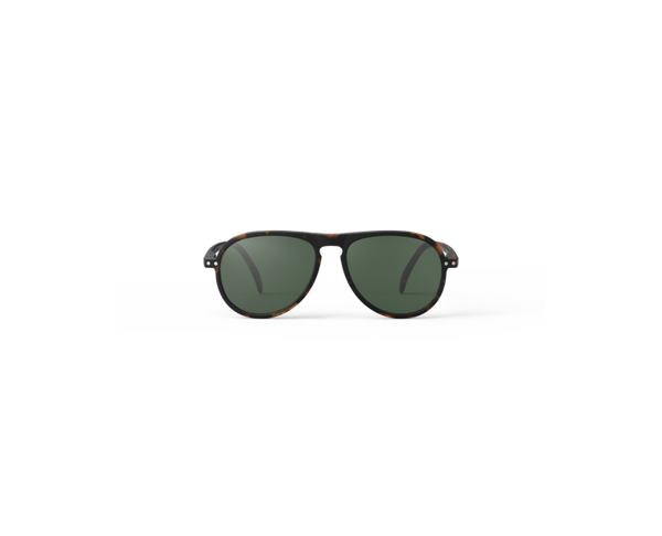 #i Sunglasses - Tortoise Green Lenses