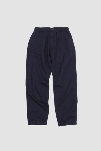 Track Trousers Herringbone Denim Indigo