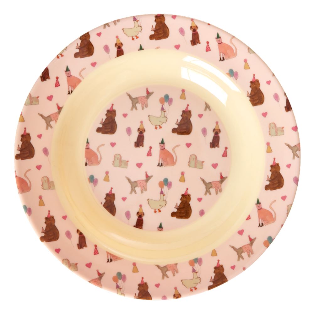 Melamine Party Animal background plate