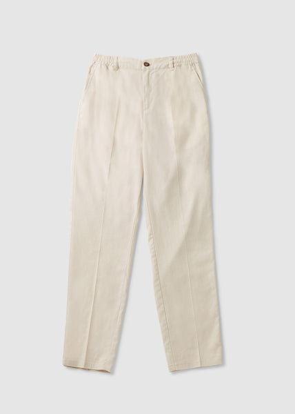 Mens Pino Linen Pants In Ivory