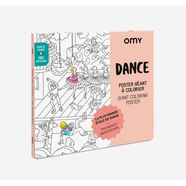 Large Colouring Poster - Dance