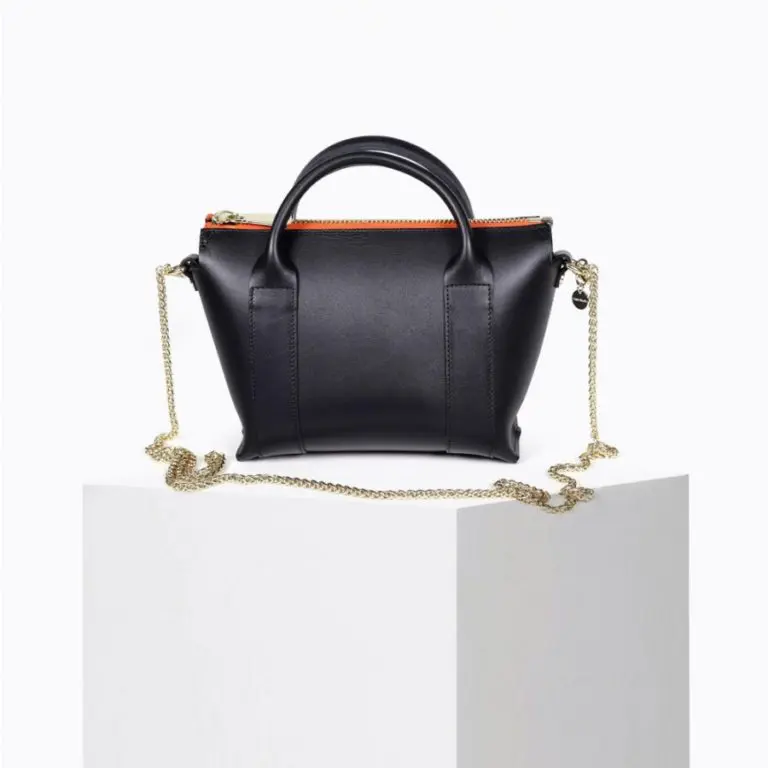 Craie Studio Sac en cuir Edition noir