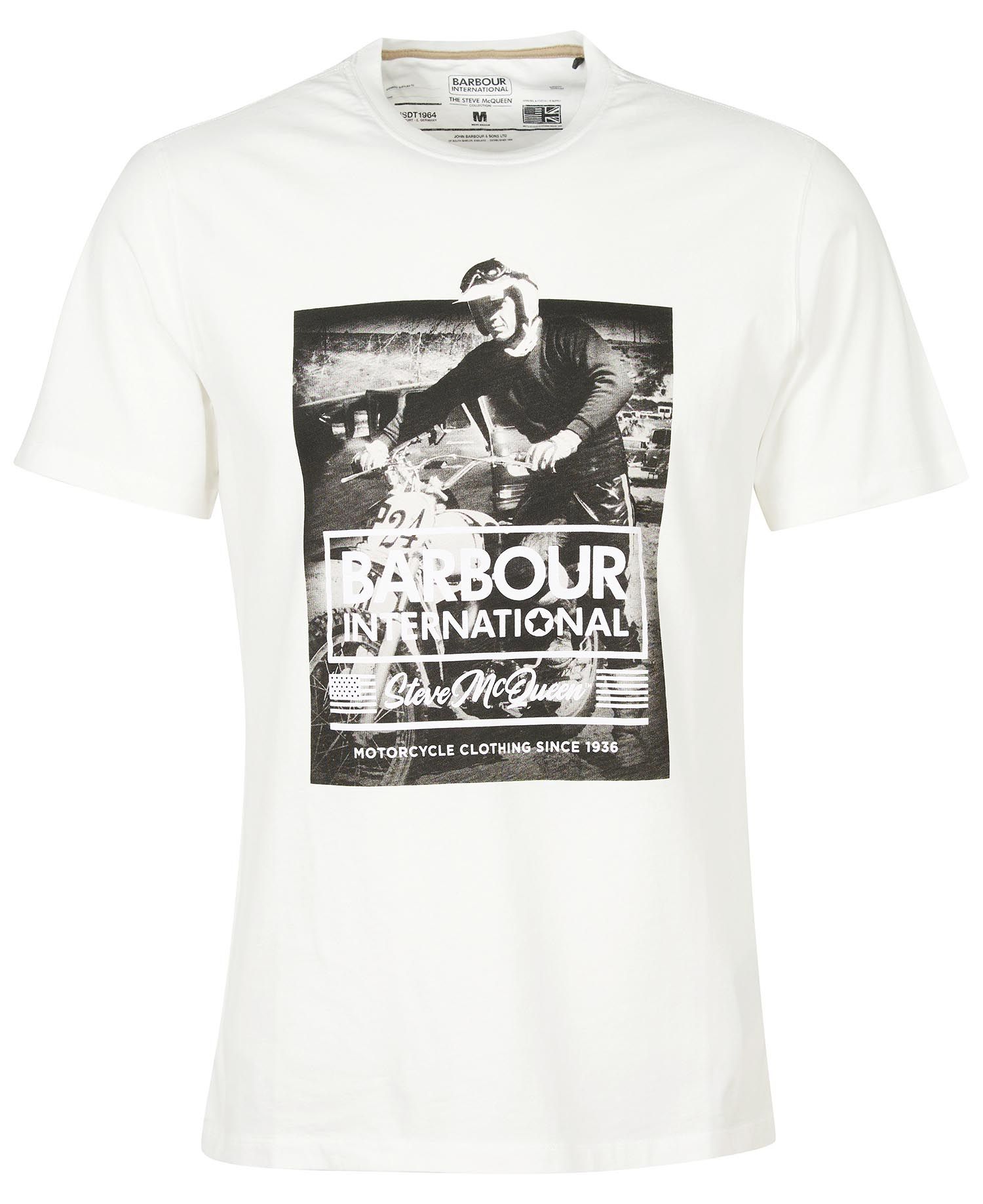 Barbour Barbour International Morris Graphic T-shirt Whisper White