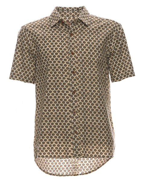 Shirt For Man 3934 Brown