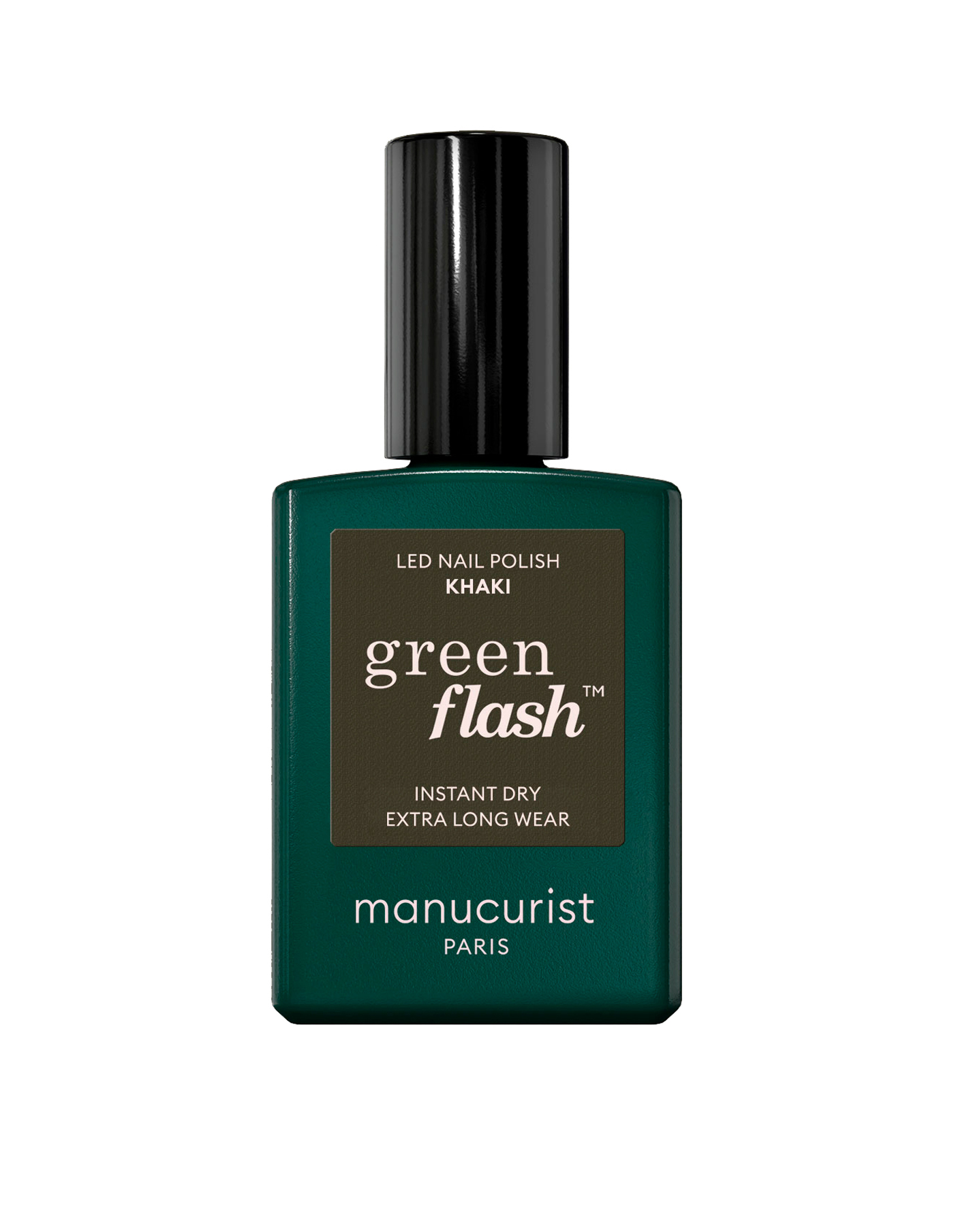 Khaki Green Flash Gel Nail Polish