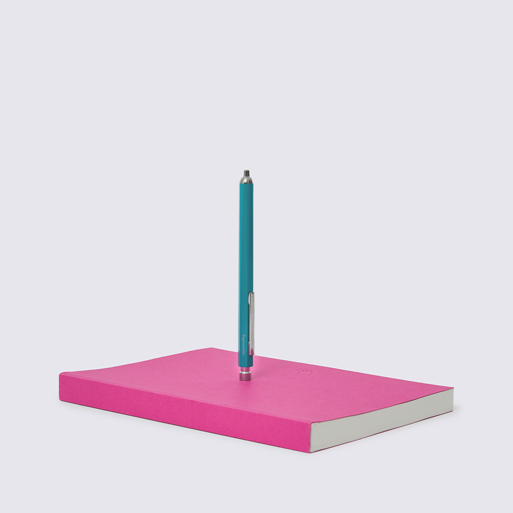 Papersmiths Notebook And Primo Pen Duo - Fuchsia