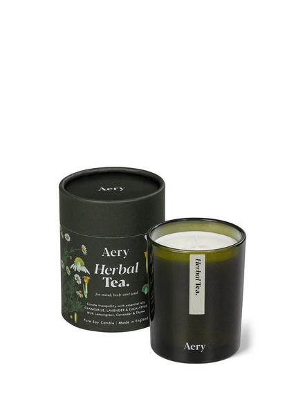 Aery Herbal Tea Scented Candle - Chamomile Lavender & Eucalyptus