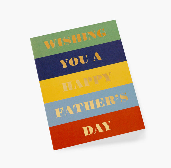 Rifle Paper Co. Colour Block Father's Day Card
