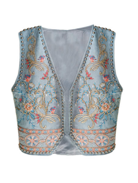 Flower Gilet - Denim