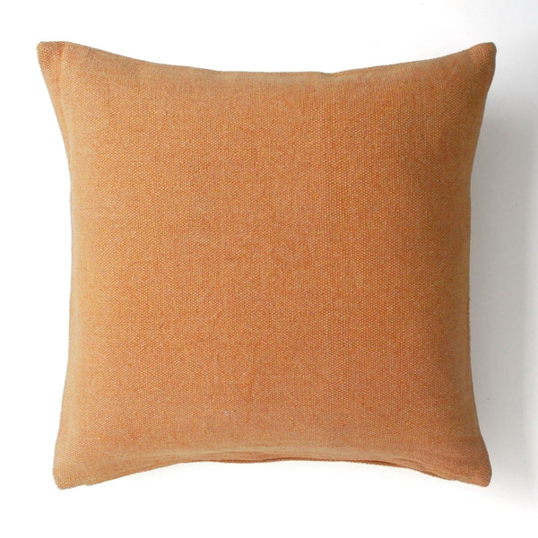 Stone Washed Cotton Stonewashed Cotton Cushion Cover - Tangerine