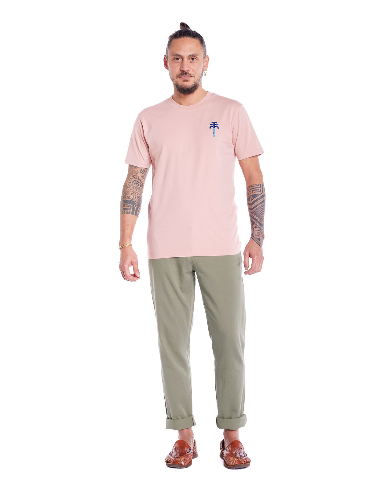 Pastel Pink Icaria Tee Shirt