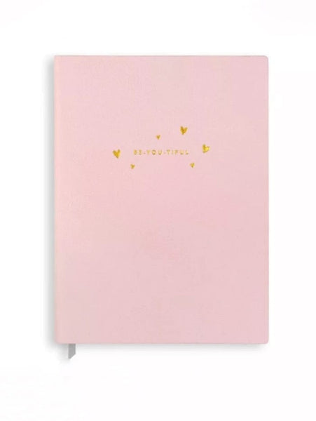 Katie Loxton Metallic Pink Be You Tiful Large Notebook Klb561