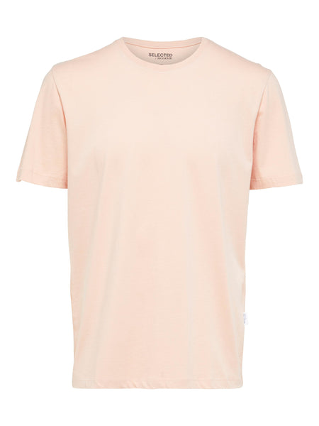 Slhaspen Pink Sand O-neck T-shirt