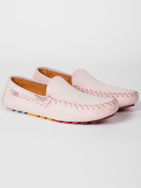 Paul Smith Pastel Pink Dustin Suede Loafers