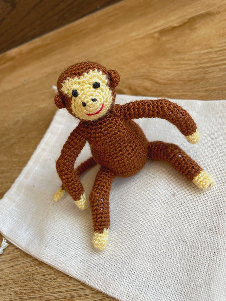 Mini Crochet Toy - Monkey