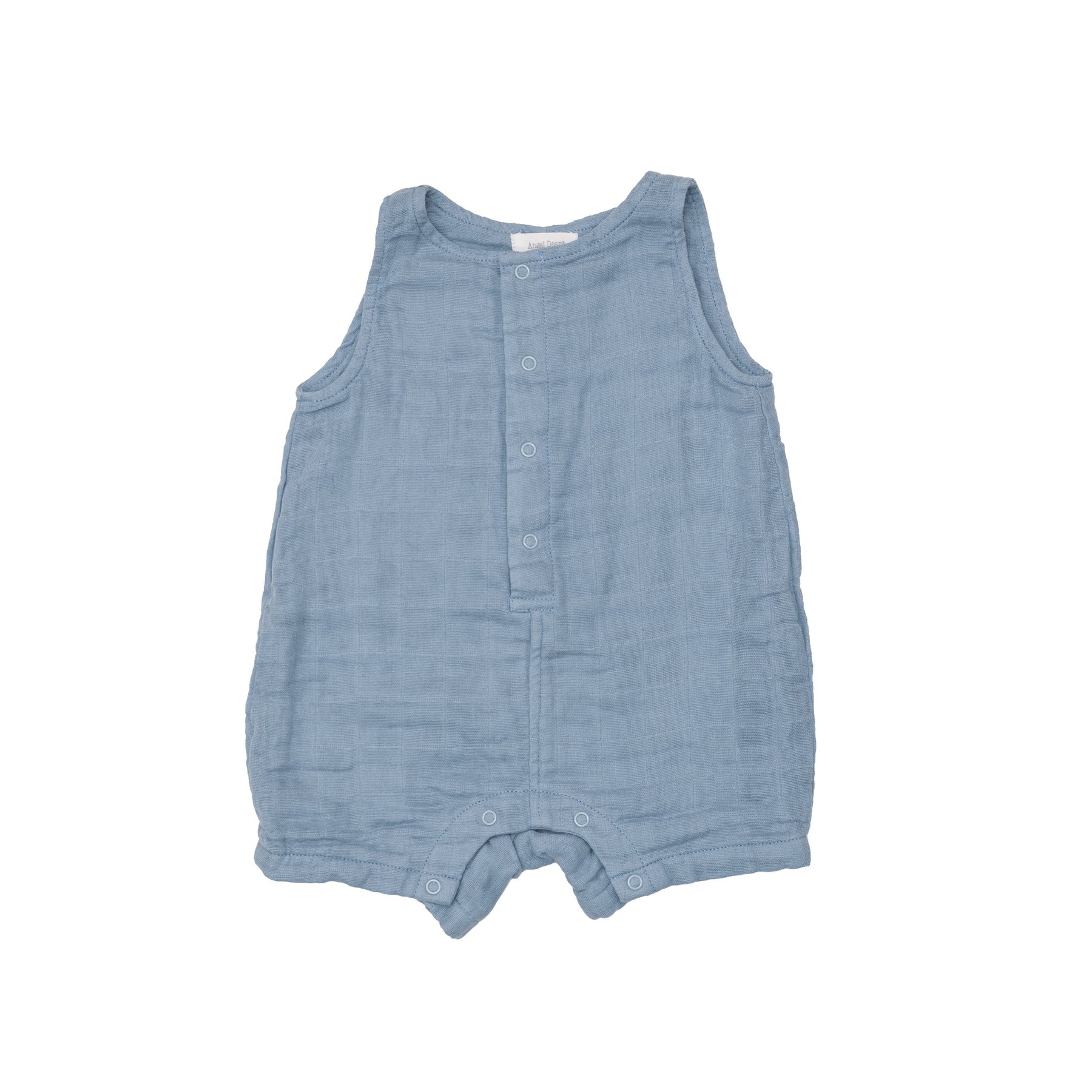 Angel Dear Pagliaccetto Shortie In Mussola - Chambray