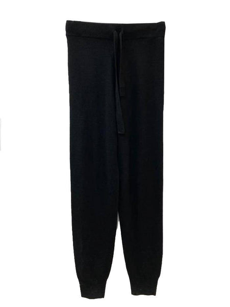 Brodie Cashmere Brodie S Cashmere Black Knit Jogger