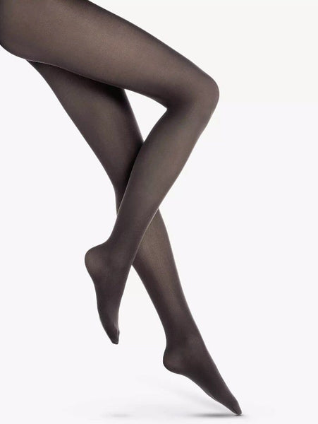 Wolford Anthracite Velvet Deluxe 50 Denier Tights