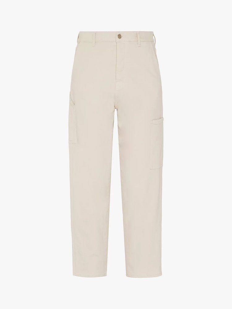 7 For All Mankind  Almond Dylan Painter Comfort Twill Trousers