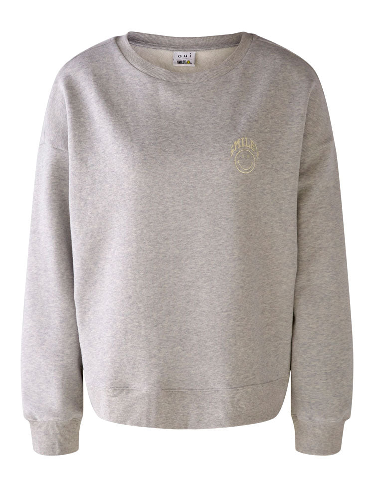 Oui Grey Sweatshirt
