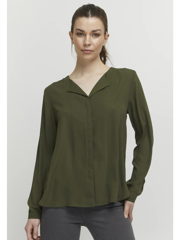 b.young Green Hialice Shirt