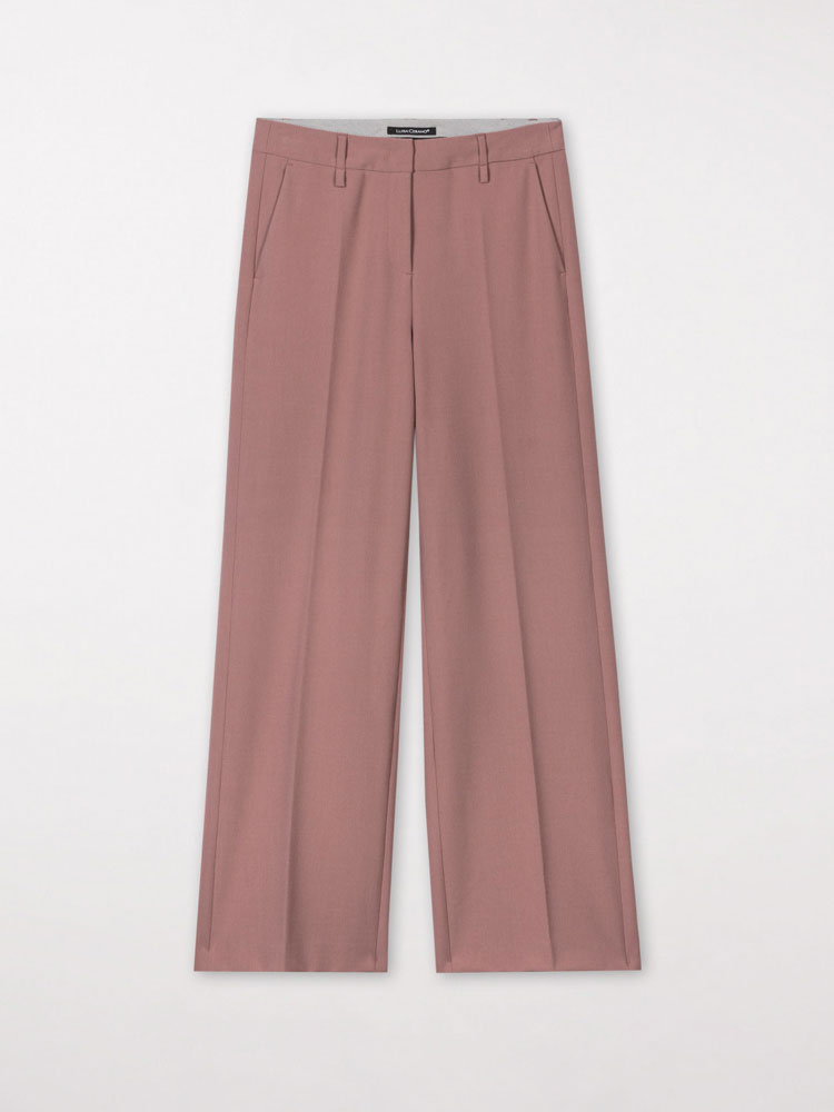 Luisa Cerano Toffee Wide Leg Trousers 