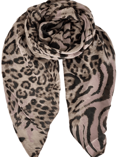 black-colour-rose-noni-leo-scarf