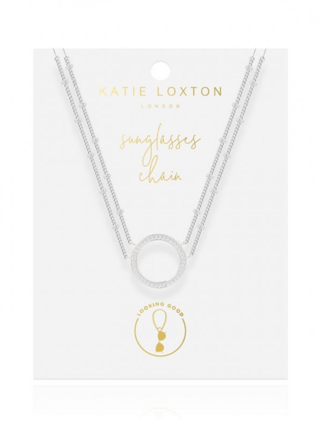 Katie Loxton Silver Loop Glasses Chain