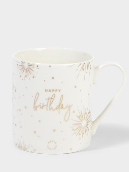 Katie Loxton Happy Birthday Porcelain Mug