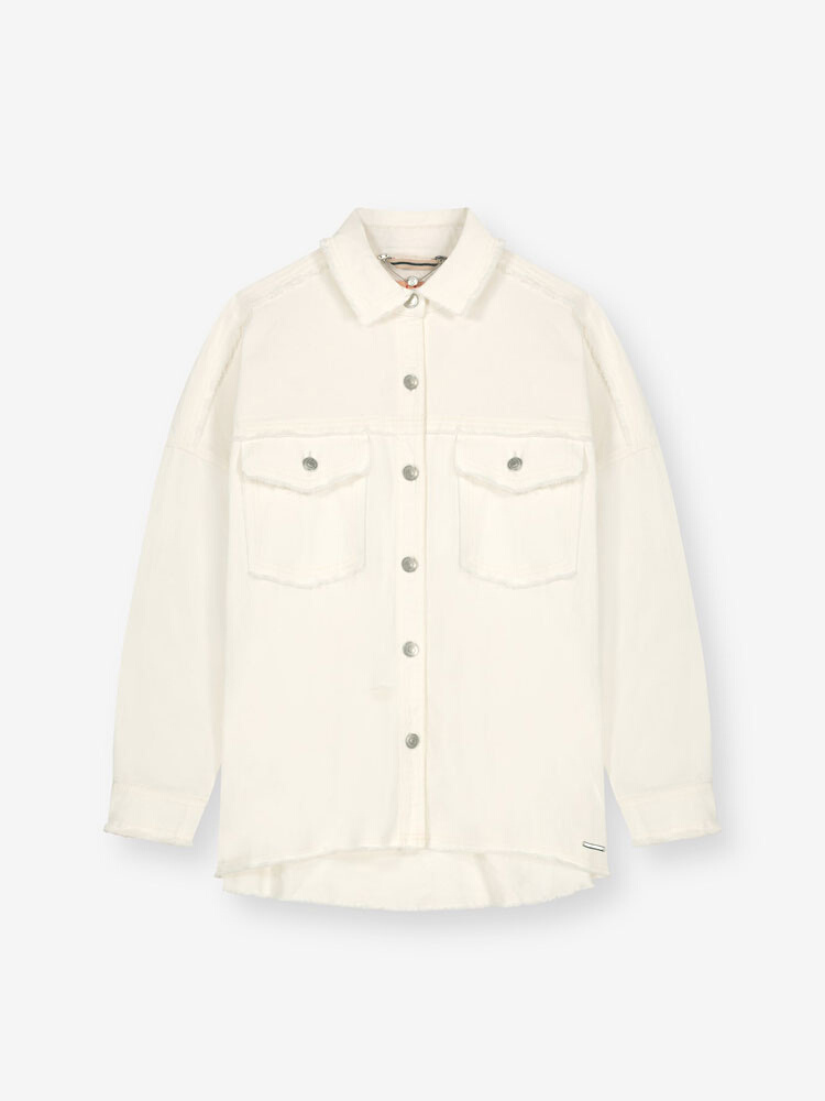 Rino and Pelle White Madow Shirt Jacket 