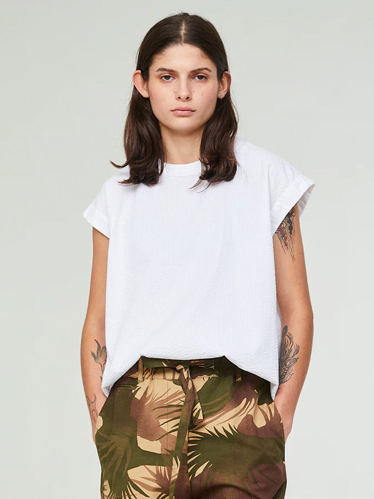 Gardener Top In White