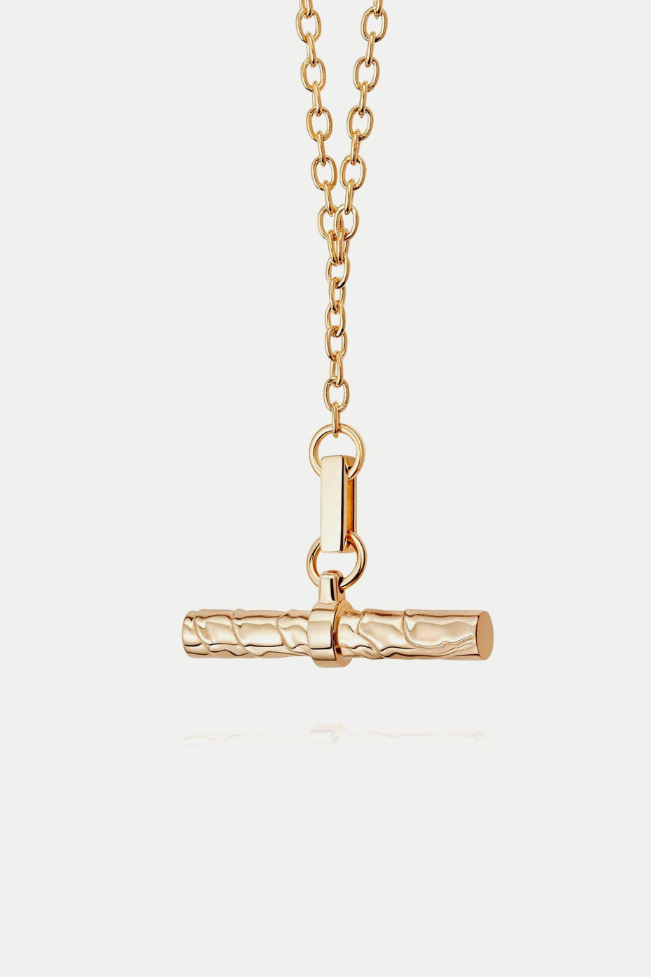 Daisy London Gold Treasures Oyster T-bar Necklace