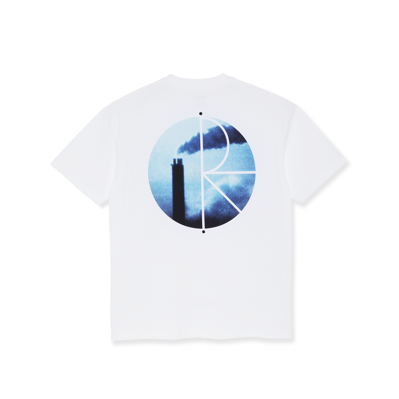 POLAR SKATE Skorsten Fill Logo T-Shirt - White