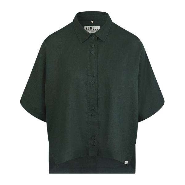 Kimono Shirt - Teal Green