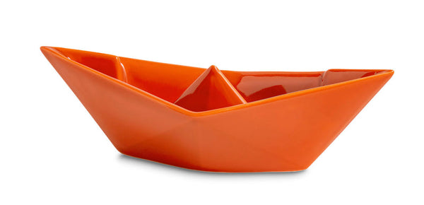 ceramiche-crescentini-barchetta-piccola-origami-arancione-art-2364