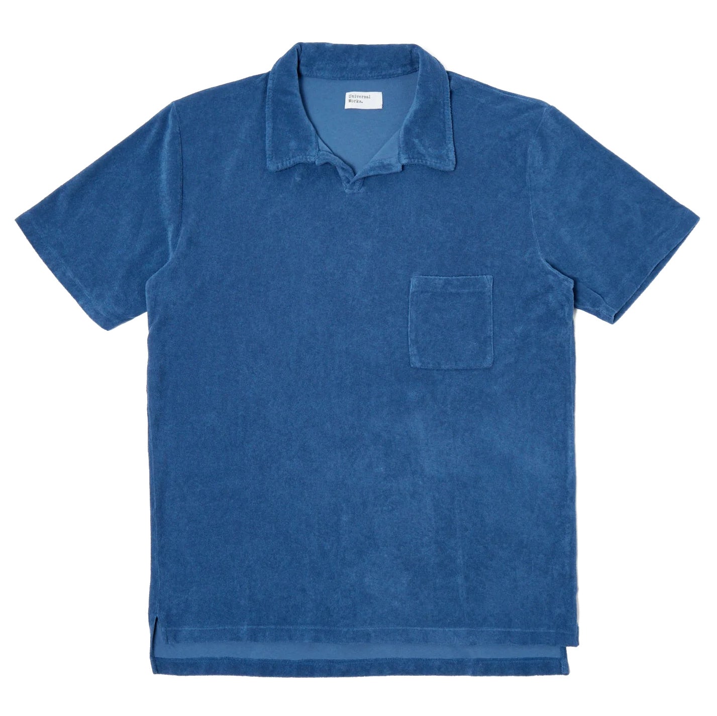 Vacation Polo In Terry Fleece Blue