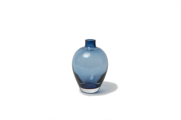Lindform Ebba Glass Vase - Steel Blue