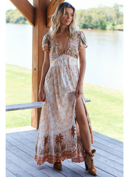 Kalahari Print Maxi Dress